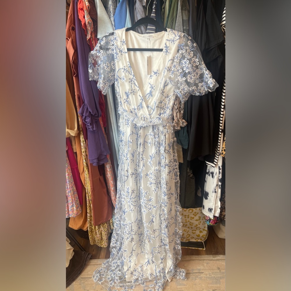 Baltic Born Marseille Embossed Maxi dress